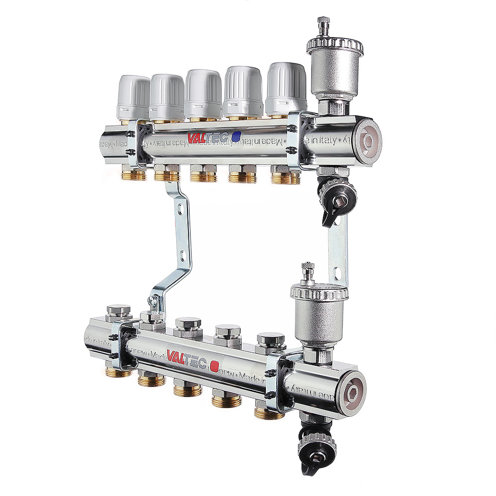 Коллекторный блок латунный Valtec VTC.594.EMNX.0609 купить с доставкой по РФ