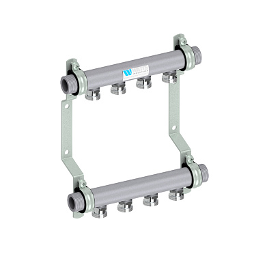 Коллектор Watts HLV2000-VA VA12 1"х3/4" 12 вых., сталь нерж.
