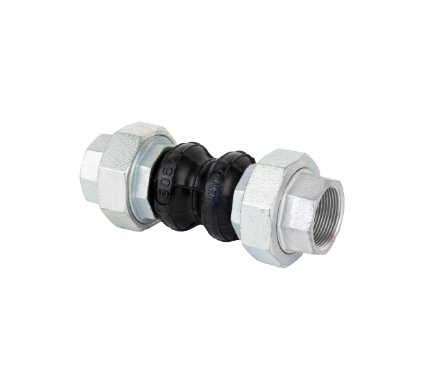 Компенсатор антивибрационный Rushwork DN050, PN16, корпус - EPDM+Nylon, резьбовое соединение - ковкий чугун, ВР/ВР