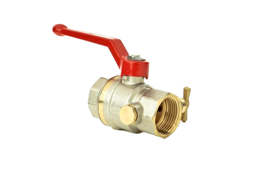 Кран шаровой Danfoss BVR-D Ду25 Ру40 со спускным элементом