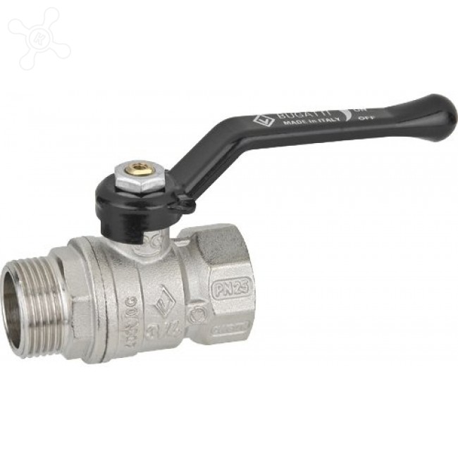 Кран шаровой  1/2", PN40, Bugatti ARIZONA 605 купить с доставкой по РФ