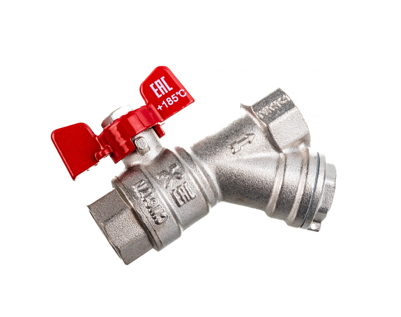 Кран шаровый 1/2"-15 ВР-ВР фильтр баб. IVANCI-Superior 