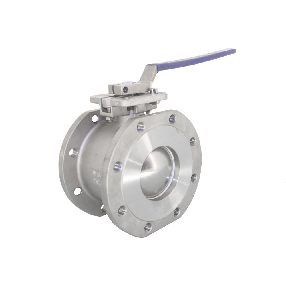 Кран шаровой Newkey межфланцевый под привод нержавеющий (1PC), AISI304 DN 100 (4"), (CF8), PN16 купить с доставкой по РФ