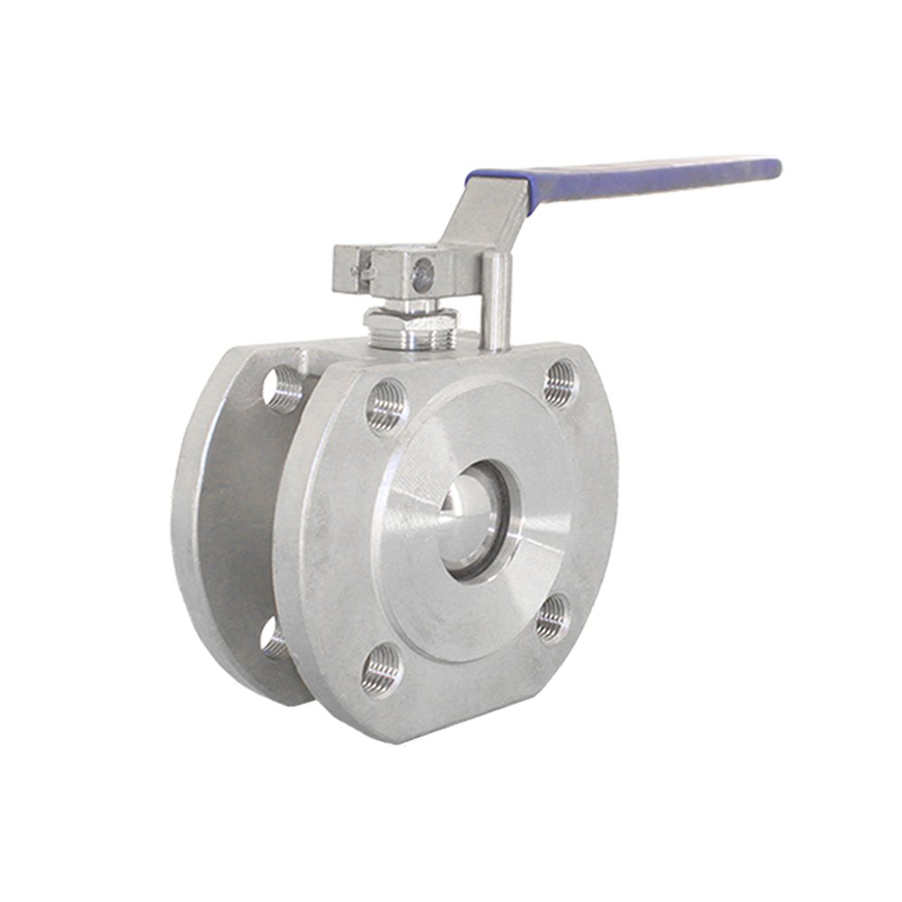 Кран шаровой межфланцевый Newkey под привод нержавеющий (1PC), AISI304 DN80 (3"), (CF8), PN16