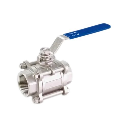 Кран шаровой Newkey  муфтовый трёхсоставной нержавеющий (3PC), AISI304 DN40 (1_1/2"), (CF8), PN64 купить с доставкой по РФ