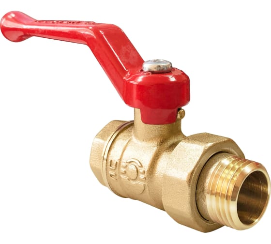 Кран шаровой Valfex латунный OPTIMA для ВОДЫ 3/4" ВР/НР рычаг, амер-ка, 11Б27фт1М VF.225.L0R1.034.Bir