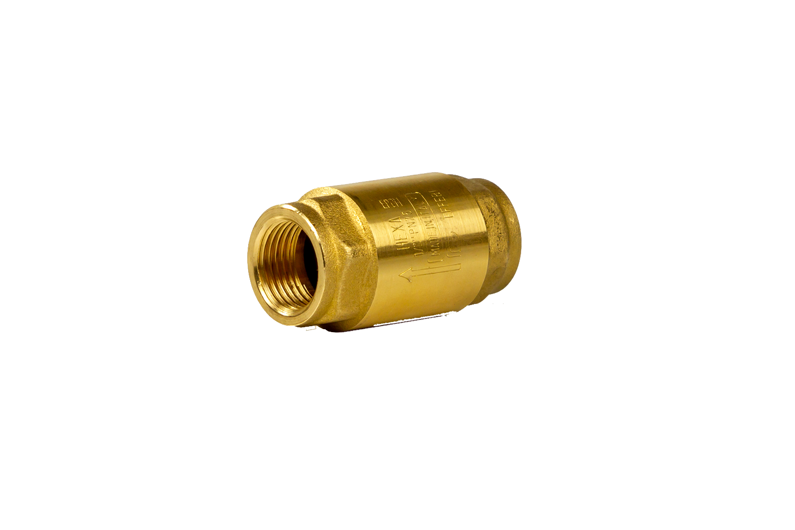 Клапан обратный пружинный Danfoss NRV EF Ду32 Ру18 латунь муфтовый 065B8227