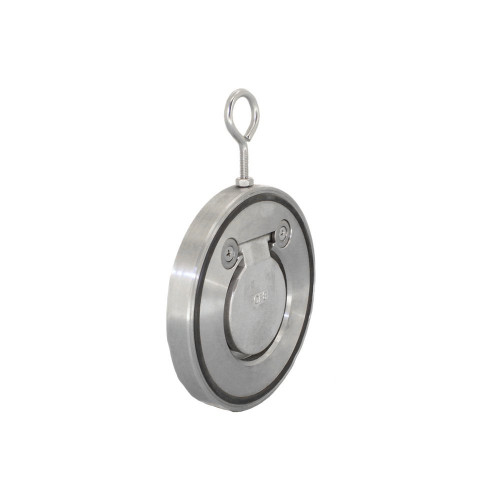 Обратный клапан межфланцевый хлопушка нержавеющий Newkey, AISI316 DN65 (2_1/2"), (CF8М), PN40