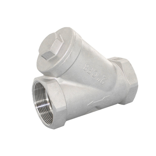 Обратный клапан муфтовый Newkey Y-тип нержавеющий, AISI304 DN40 (1_1/2"), (CF8), PN63 купить с доставкой по РФ