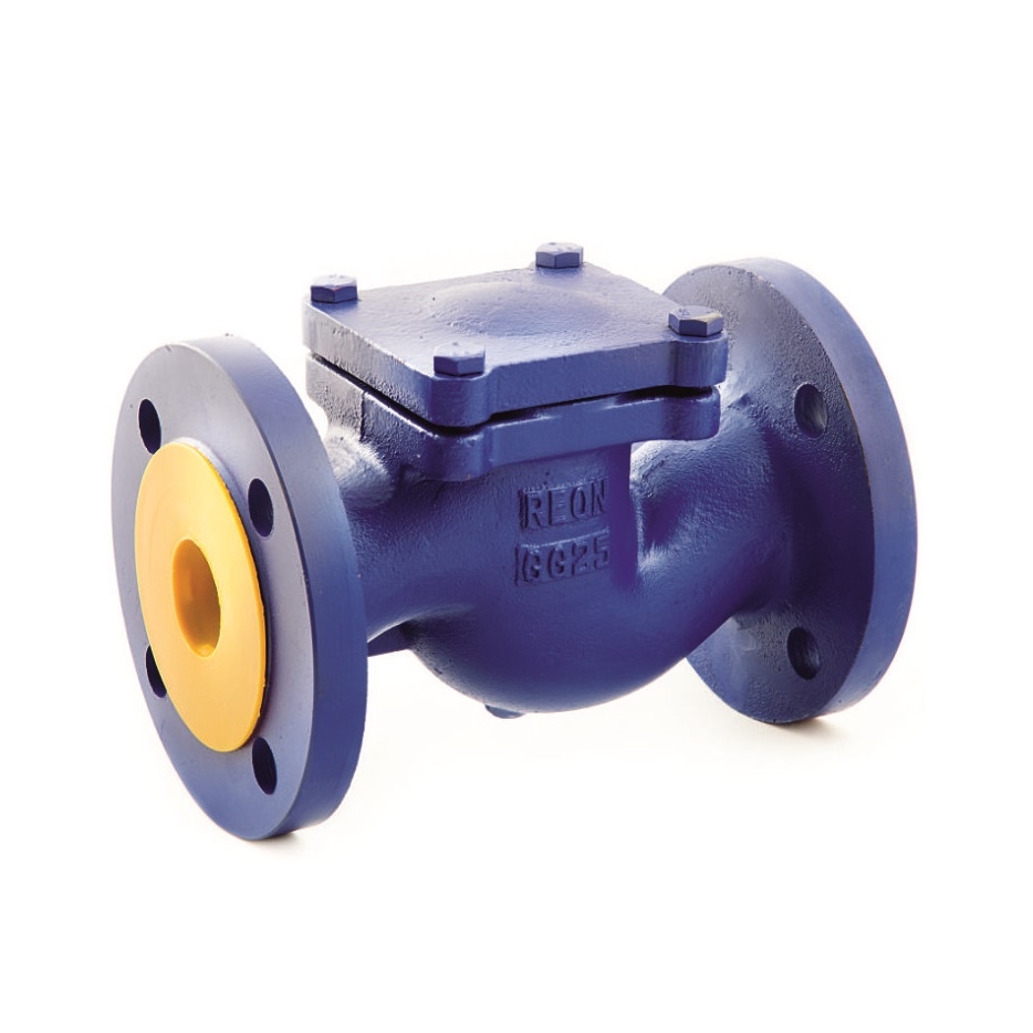 Обратный клапан фланцевый Ду200 Reon тип RSV33, (PN16, Тmax=300°С, корпус чугун GG25)