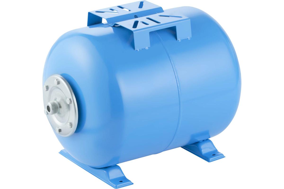Гидроаккумулятор горизонтальный синий Pumpman 50 л