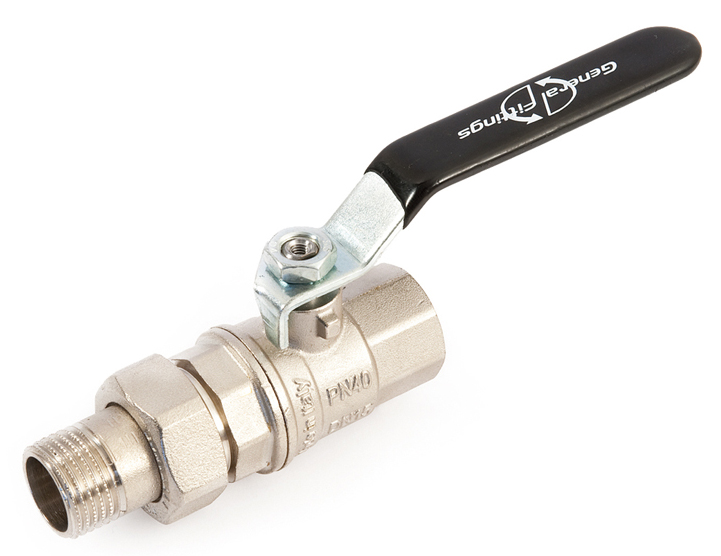 Кран шаровой General Fittings 7100 1/2", PN40