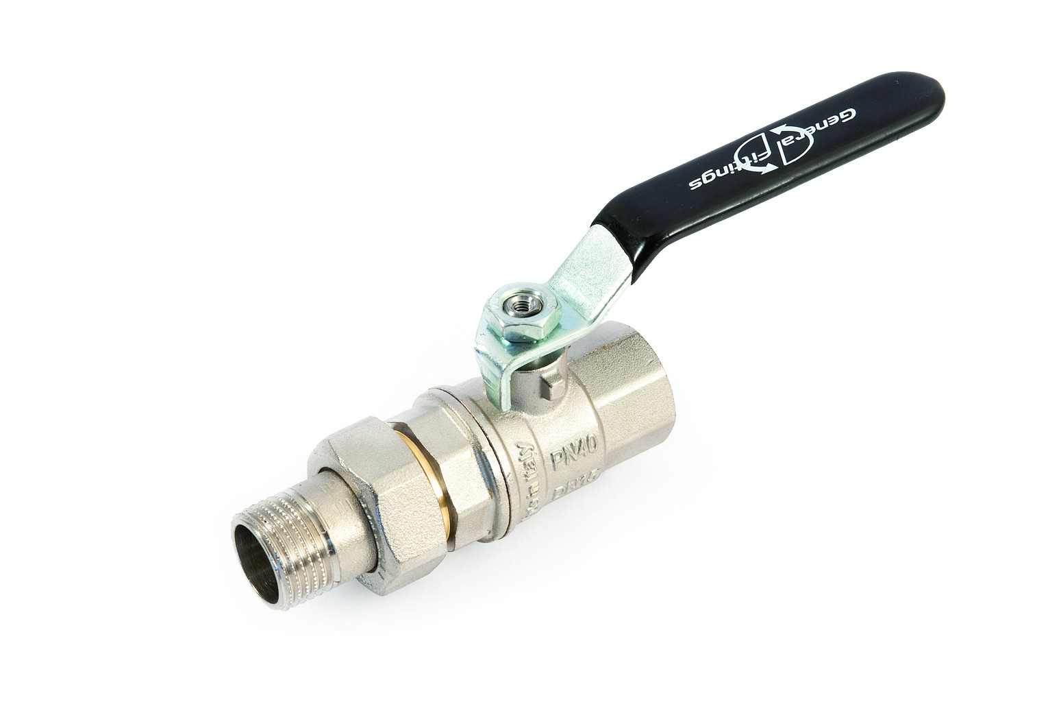 Кран шаровой General Fittings 7100 L5 1 1/4", PN25 купить с доставкой по РФ