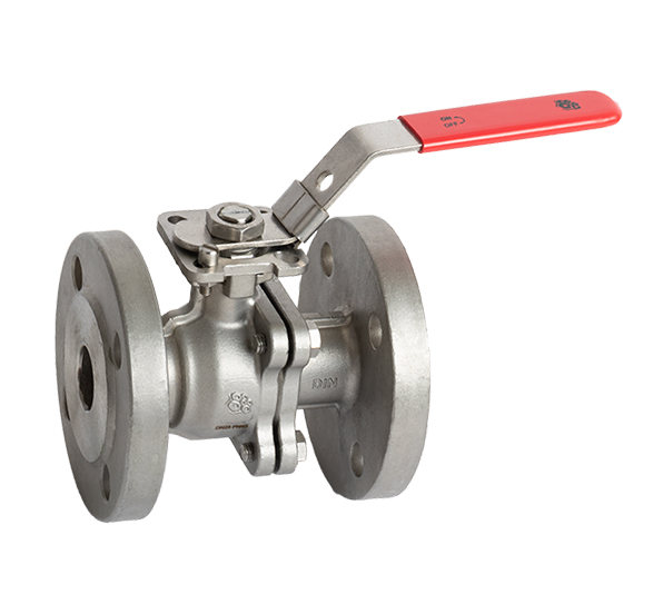 Кран шаровой полнопроходной Rushwork 7528-020-40 DN020 PN40, CF8M / CF8M / PTFE, Ф/Ф, рукоятка-рычаг, кв.9мм