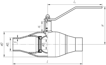 Шаровой кран полнопроходной Temper PN-25 DN-150 заказать со складов по всей России