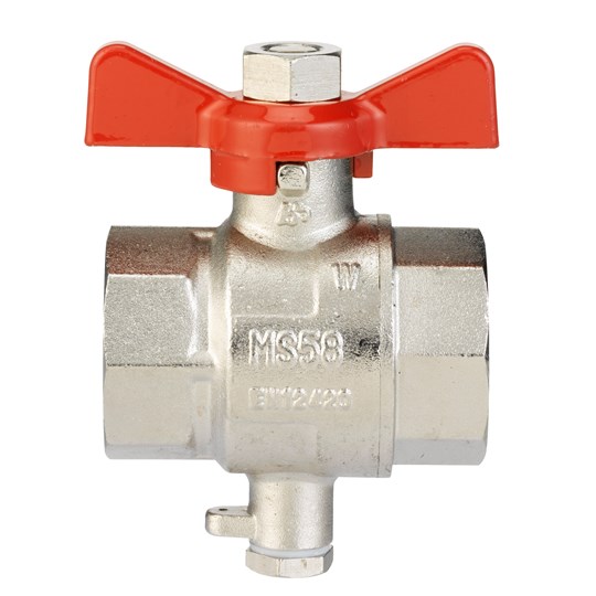 Кран шаровой Danfoss/Dn25/для монт термодатчика