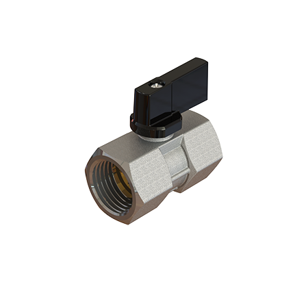 Кран шаровой Elsen MINI прямой 1/4" 1/4" ВВ ручка-бабочка