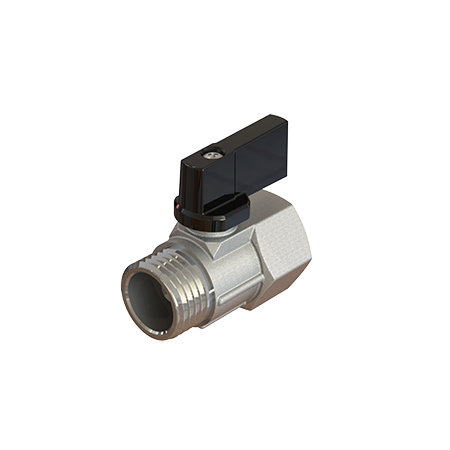 Кран шаровой Elsen MINI прямой 1/2" 1/2" НВ ручка-бабочка