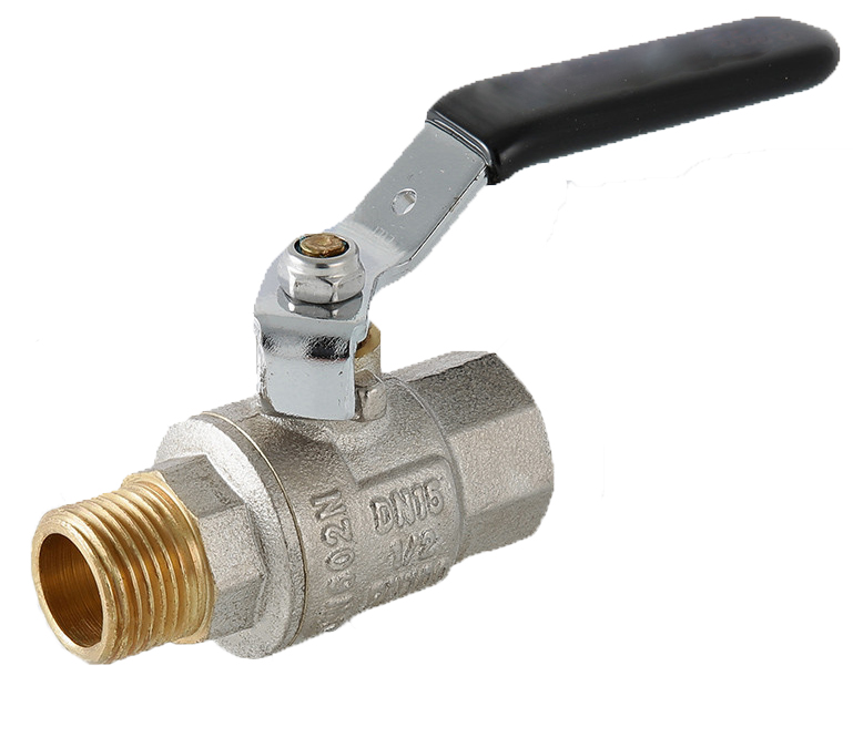 Кран шаровой Frap 3/4" x 3/4" ВР-НР со стальной рукояткой