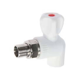 Кран шаровой радиаторный угловой Frap 20 x 1/2" НР, латунный 