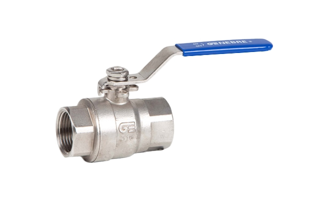   Кран шаровой полнопроходной GENEBRE 2014 09 DN050 PN63, CF8M / CF8M / PTFE + 15% GF, ВР/ВР, рукоятка-рычаг