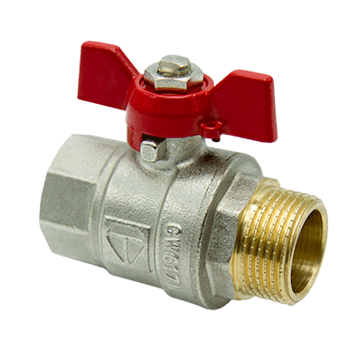 Кран шаровой HLV Technology Optima 1 1/4"-32ПМ американка баб.  купить с доставкой по РФ