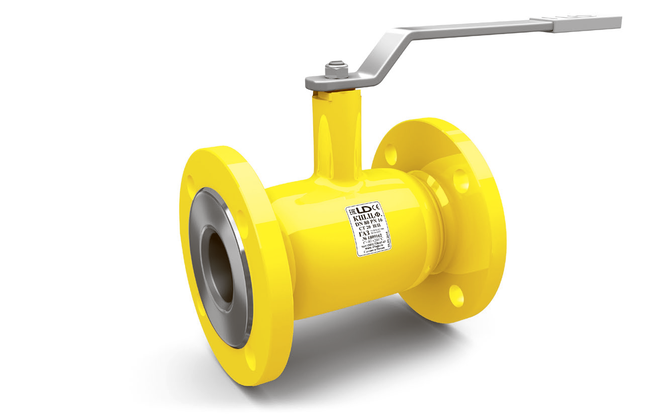 Кран шаровой LD КШЦФ Gas 080/070.025.Н/П.02 из Ст.20 Ду80/70 Ру2,5 МПа купить с доставкой по РФ