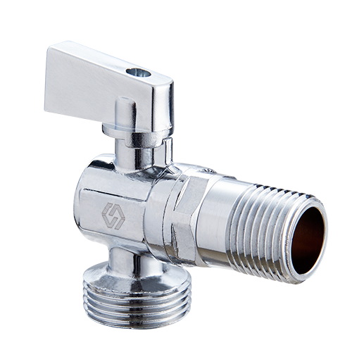 Кран шаровой MVI для подключения с/т приборов угловой 1/2" х 3/4"