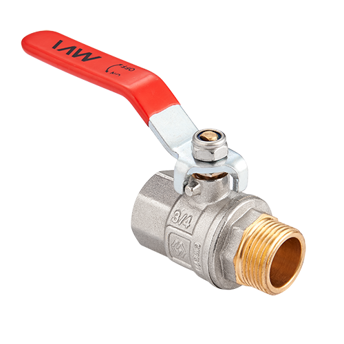 Кран шаровой MVI Premium ВН ручка 1/2" полнопроходной PN40