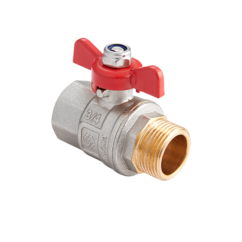 Кран шаровой MVI Premium ВН бабочка 3/4" полнопроходной PN40