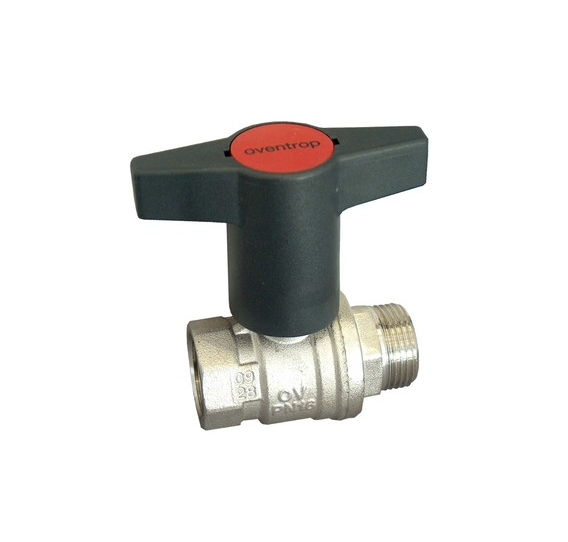 Кран шаровой Optibal Oventrop DN40, 1 1/2" PN16, ручка-пластмассовая купить с доставкой по РФ