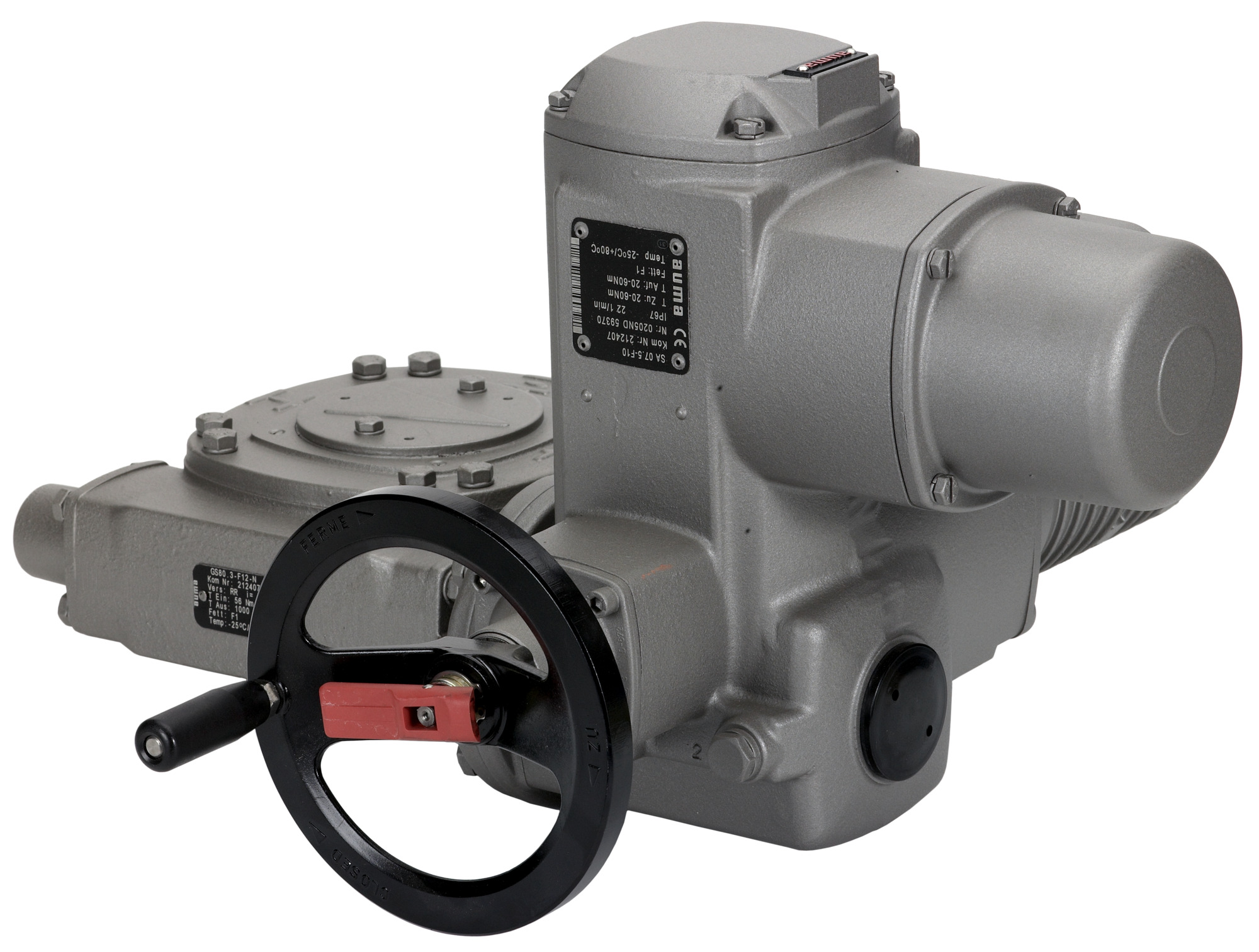 Сборный комплект: Шаровой кран JiP-R Premium DN350 PN25, FG, FF + Электропривод AUMA NORM SA 07.6/GS 125.3, 3ф*380В, F16 заказать со складов по всей России