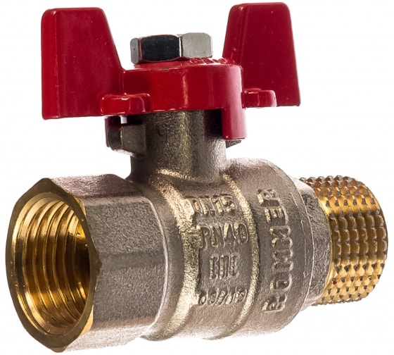 Кран шаровой ROMMER 1/2" ВН/НР заказать со складов по всей России