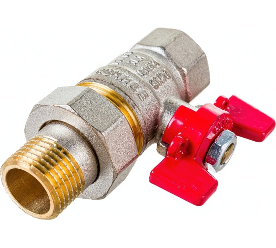 Кран шаровой ROMMER с американкой 1/2" ВН/НР купить по цене "по запросу"