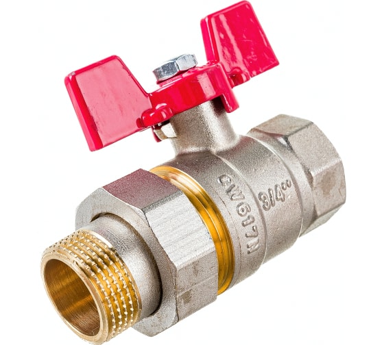 Кран шаровой ROMMER с американкой 3/4" ВН/НР