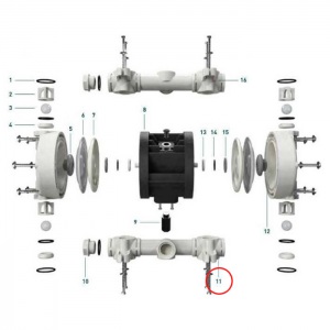 Защитная крышка звукопоглотителя Debem для MINIBOXER, BOXER 50/81