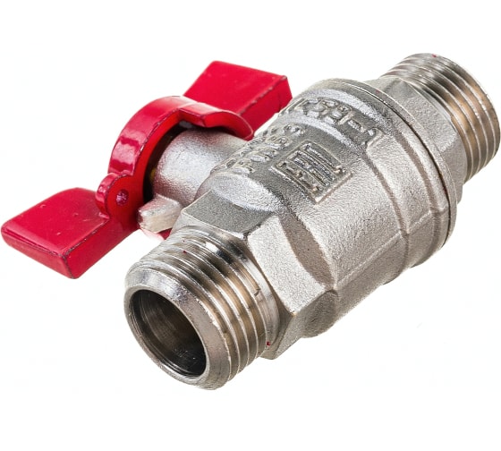 Кран шаровой Valfex PREMIUM для ВОДЫ 3/4" НР/НР, бабочка купить по цене 1187 руб.