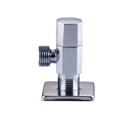 Кран шаровой угловой Vieir VER41 с отражателем 1/2"x3/4" хром.