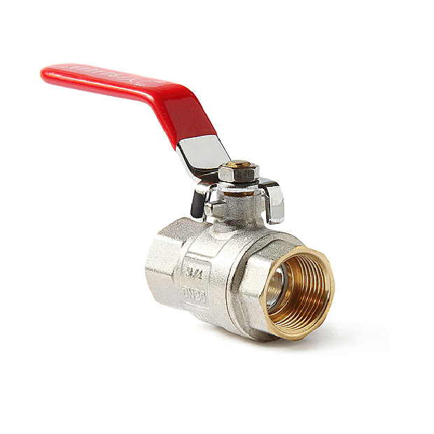 Кран шаровойViEiR 11/4" F/М  (ручка), никель