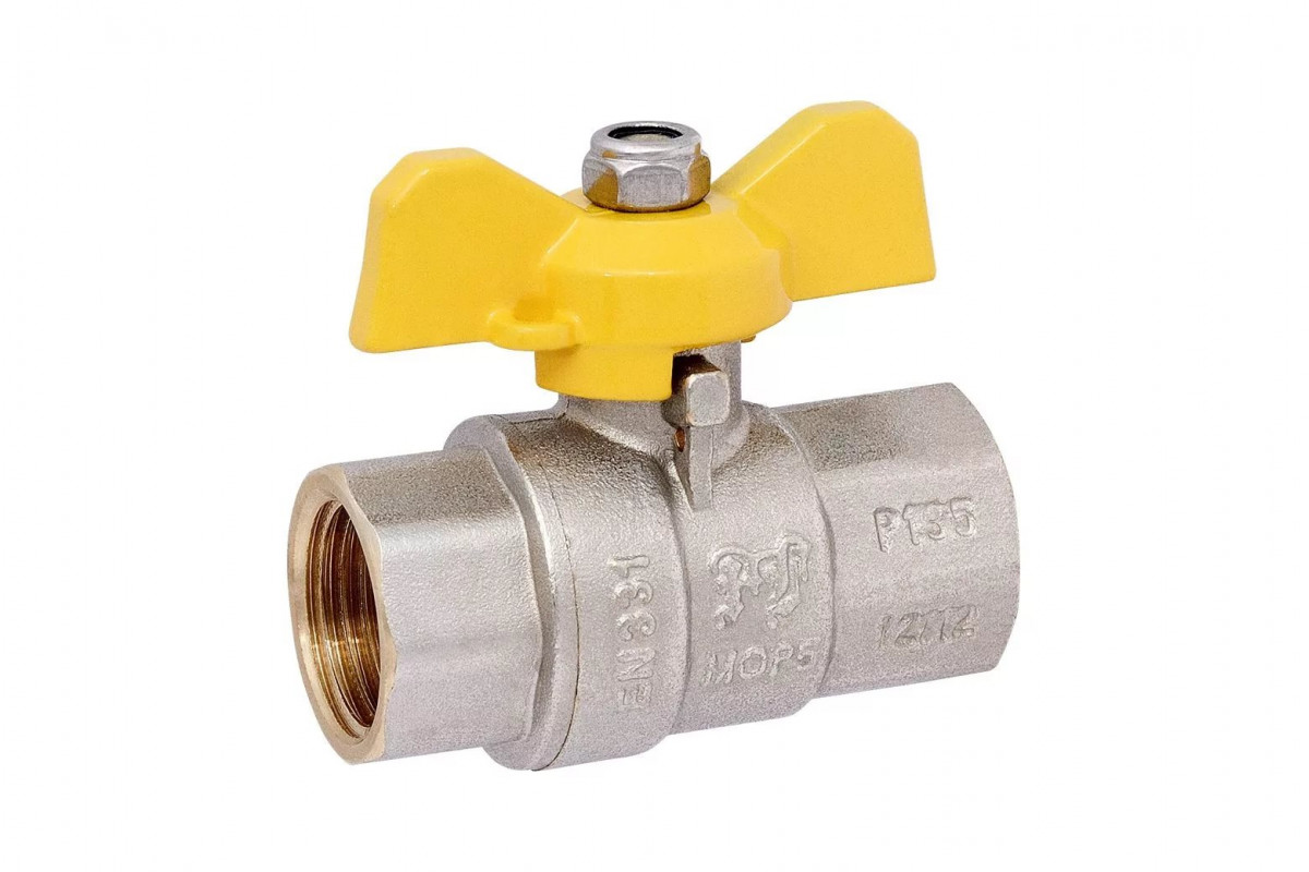 Кран шаровой  Vieir 3/4" F/F  (бабочка)