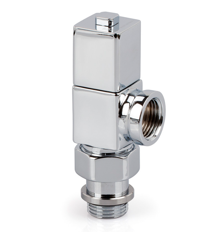 Вентиль SR Rubinetterie осевой, серия Esedra 1/2", ручной регулировки, цвет хром