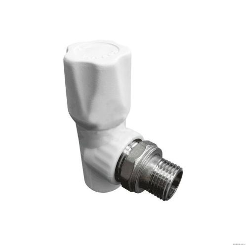 Клапан угловой VALFEX PP-R Дн20х1/2" НР Ру25