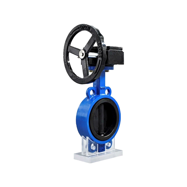 Дисковый поворотный затвор Aikon IMB037 DN200 с редуктором