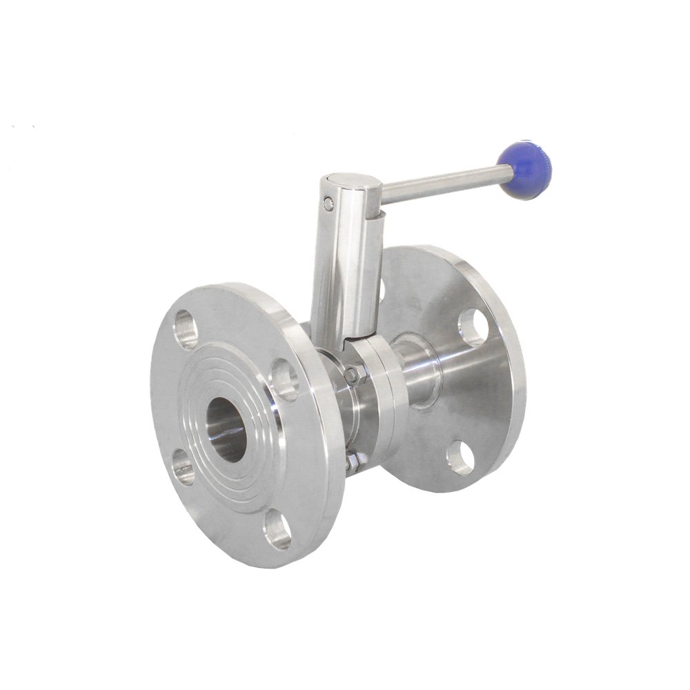 Затвор дисковый фланцевый нержавеющий Newkey, AISI304 DN32 (1_1/4"), (CF8), PN10