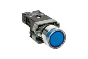 Кнопка BA61 с подстветкой 230В синяя NO IP65 EKF PROxima
