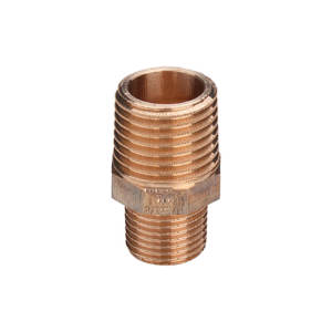 Ниппель, Viega, R2 модель 3245, НН, 1 3/4"x1 1/2", бронза, редукционный