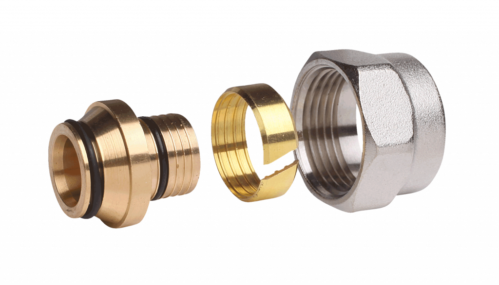 Уплотнительные фитинги для металлопластиковых труб Danfoss AluPEX 20 x 2.0 G3/4" ВН купить с доставкой по РФ