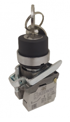 Переключатель Briswik КПЕ 1121 -КС черный IP40 УХЛ2 10А 2но+1нз