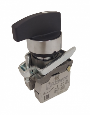 Переключатель Briswik КПЕ 1520 -ДС черный IP65 УХЛ2 10А 2но+0нз