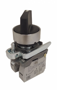 Переключатель Briswik КПЕ 1122 -РС черный IP40 УХЛ3 10А 2но+2нз